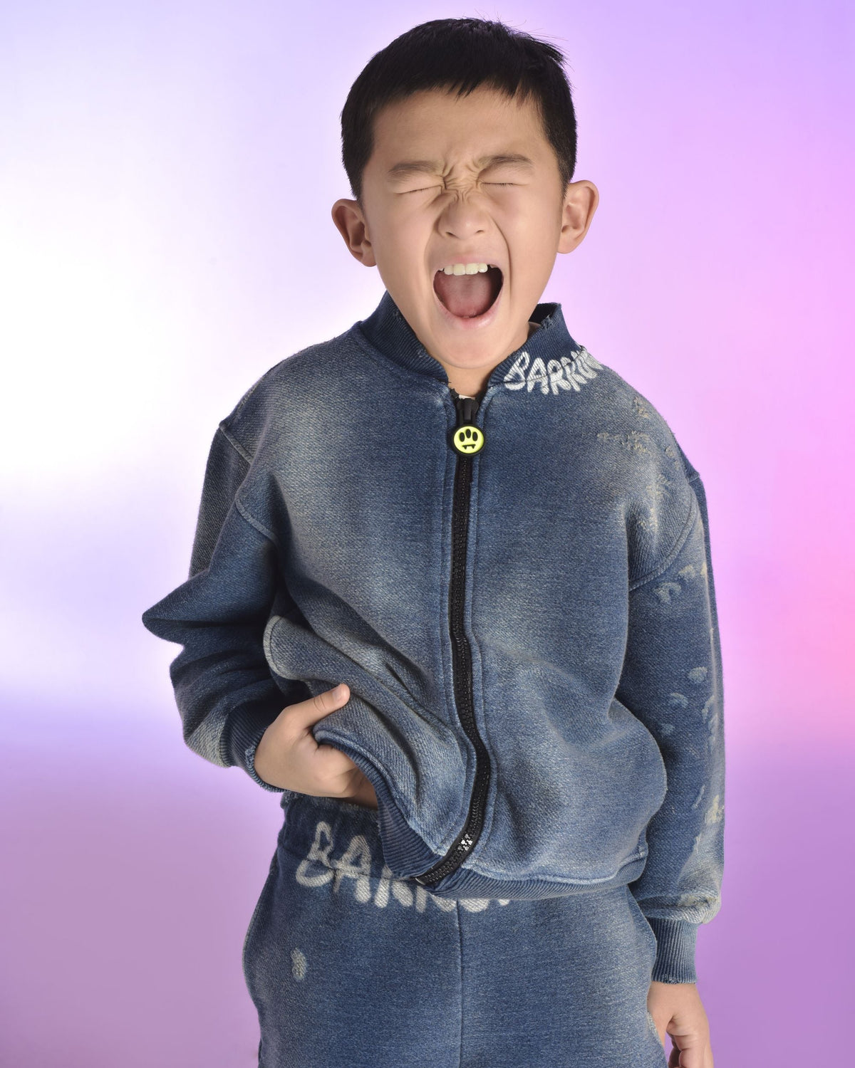 Barrow Kids Denim Bomber College