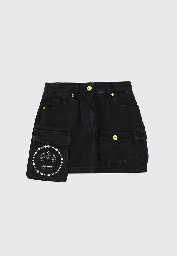 BARROW KIDS MINI GONNA IN DENIM