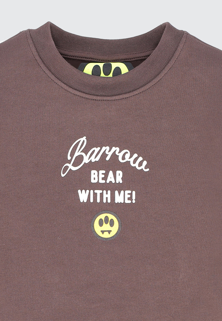 BARROW KIDS SWEATSHIRT BEAR WITH