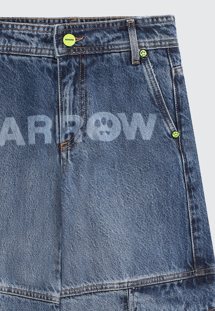BARROW KIDS DENIM CARGO