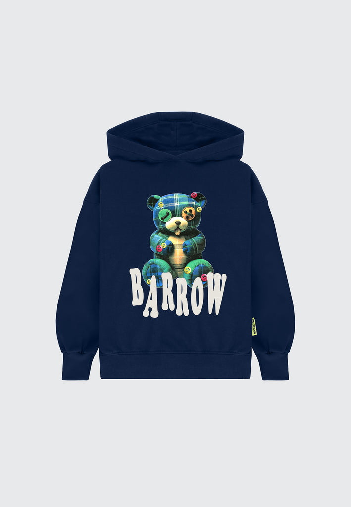 BARROW KIDS SWEATSHIRT TEDDY TARTAN