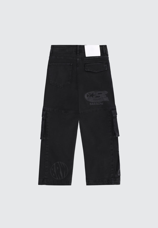 BARROW KIDS PANTALONI CARGO LOGO