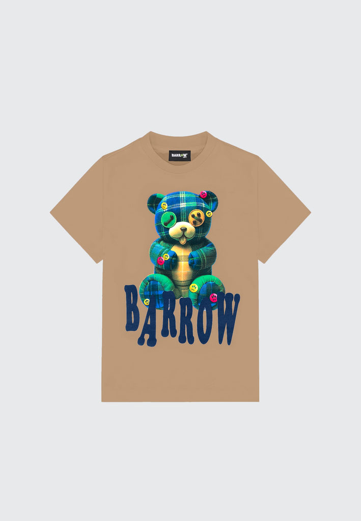BARROW KIDS T-SHIRT TEDDY TARTAN