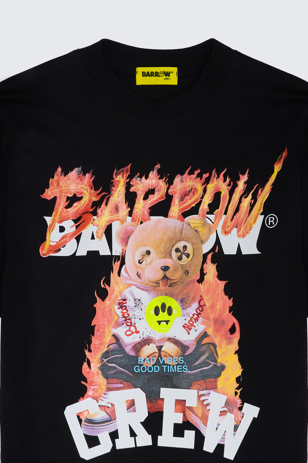 DOUBLE SLEEVE EFFECT TEDDY T-SHIRT