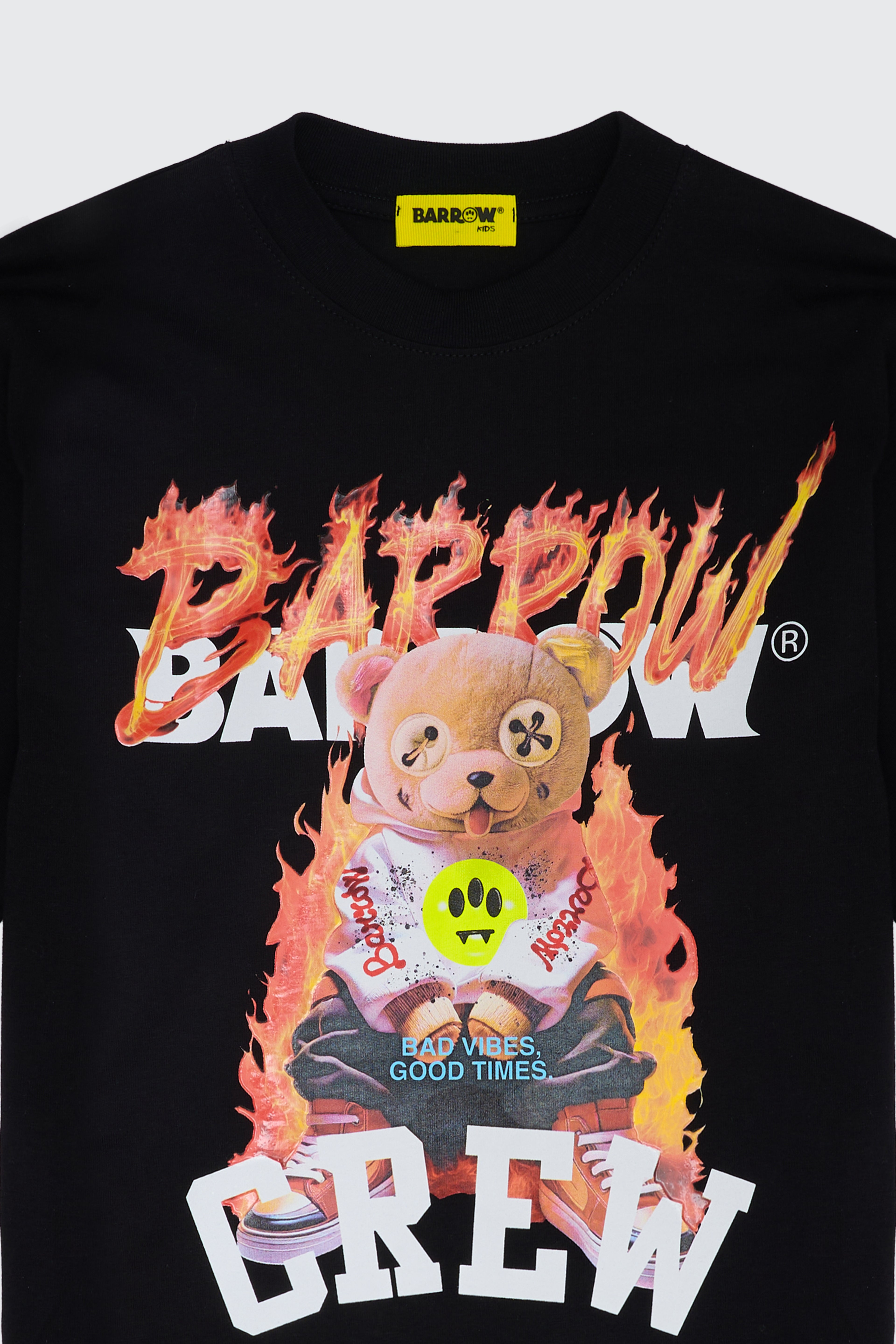DOUBLE SLEEVE EFFECT TEDDY T-SHIRT
