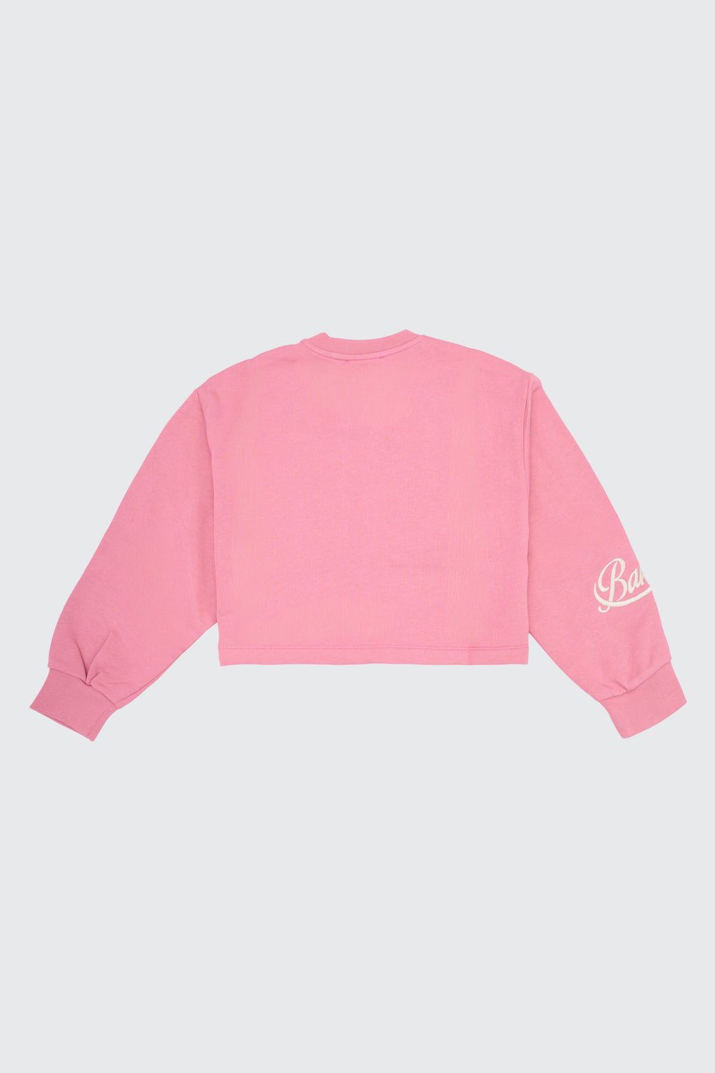 CROPPED TEDDY ANIMAL PRINT SWEATSHIRT