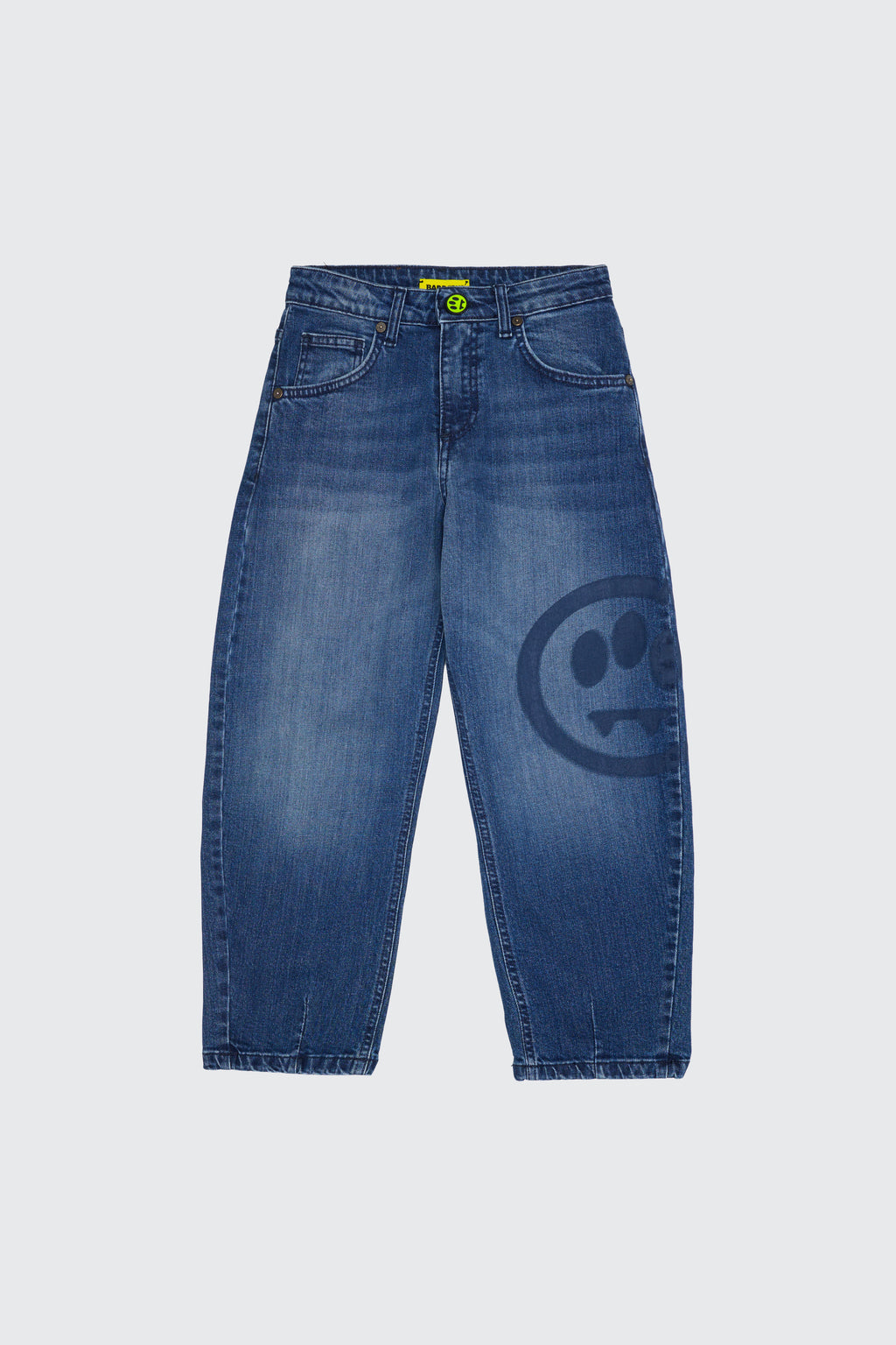 JEANS BALLOON WASHED SMILE