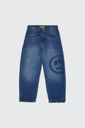 JEANS BALLOON WASHED SMILE
