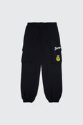 PANTALONI CARGO IN FELPA TEDDY
