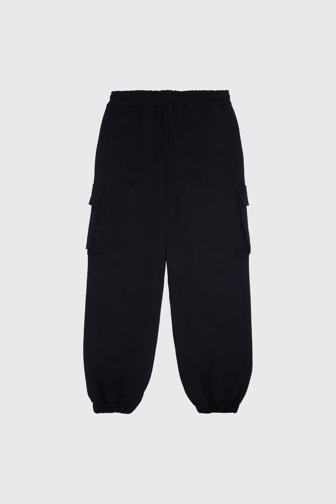 PANTALONI CARGO IN FELPA TEDDY