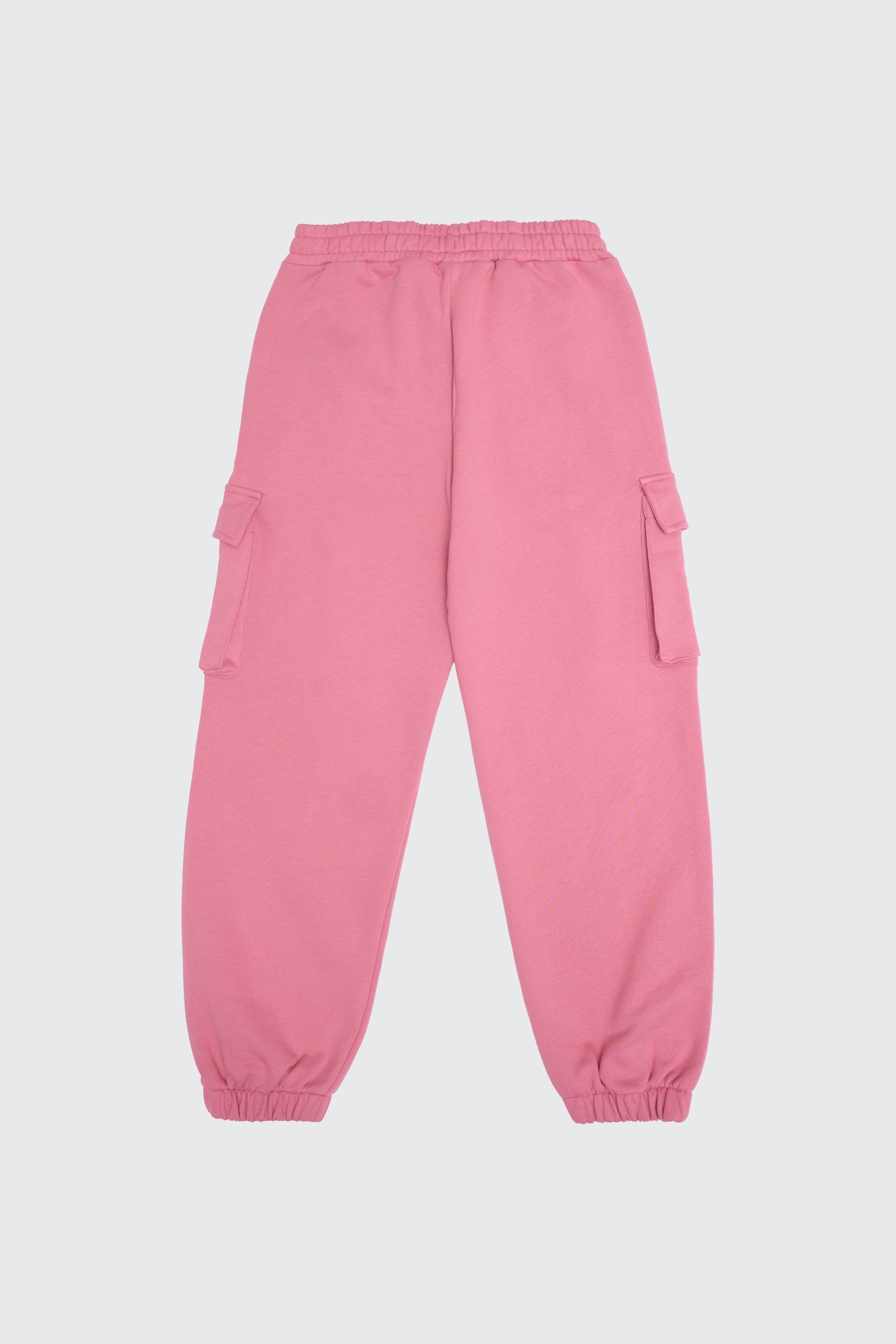 PANTALONI CARGO IN FELPA TEDDY