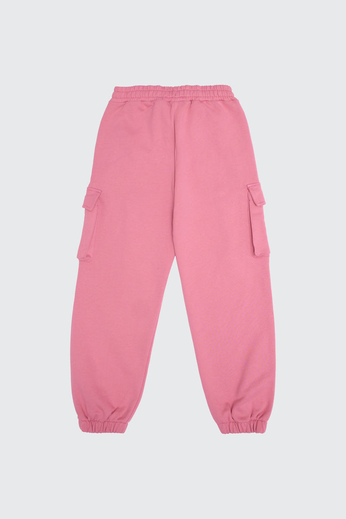 PANTALONI CARGO IN FELPA TEDDY