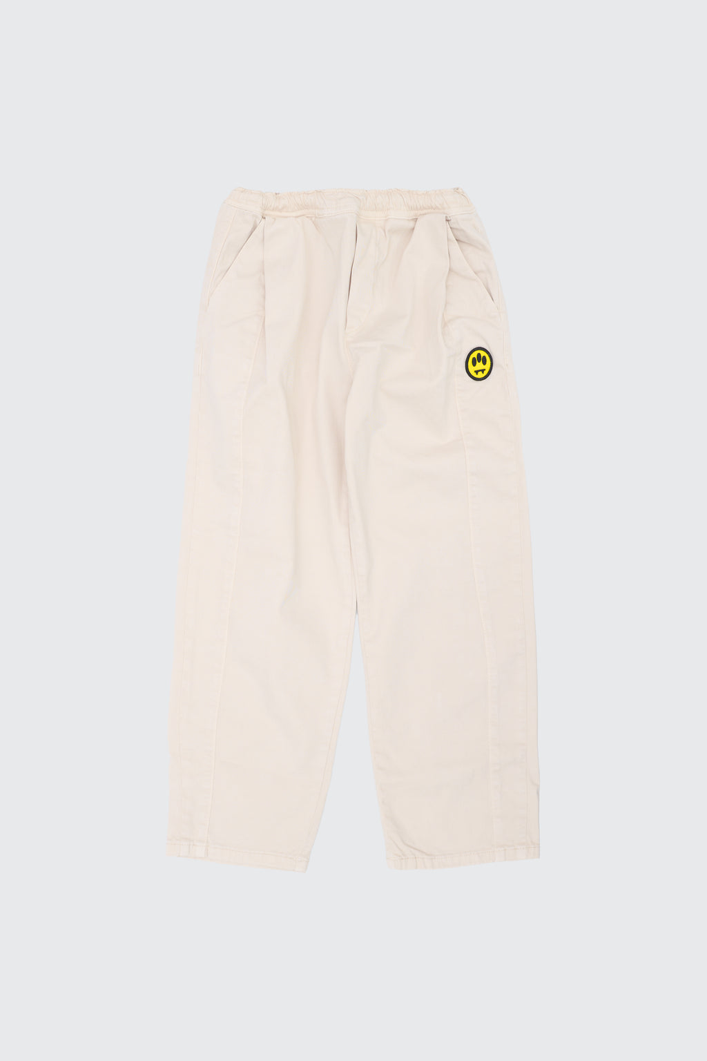 GABARDINE WIDE LEG TROUSERS
