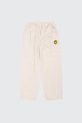 GABARDINE WIDE LEG TROUSERS