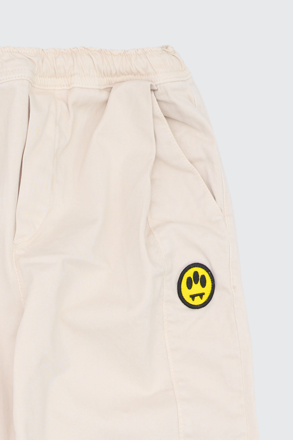 GABARDINE WIDE LEG TROUSERS