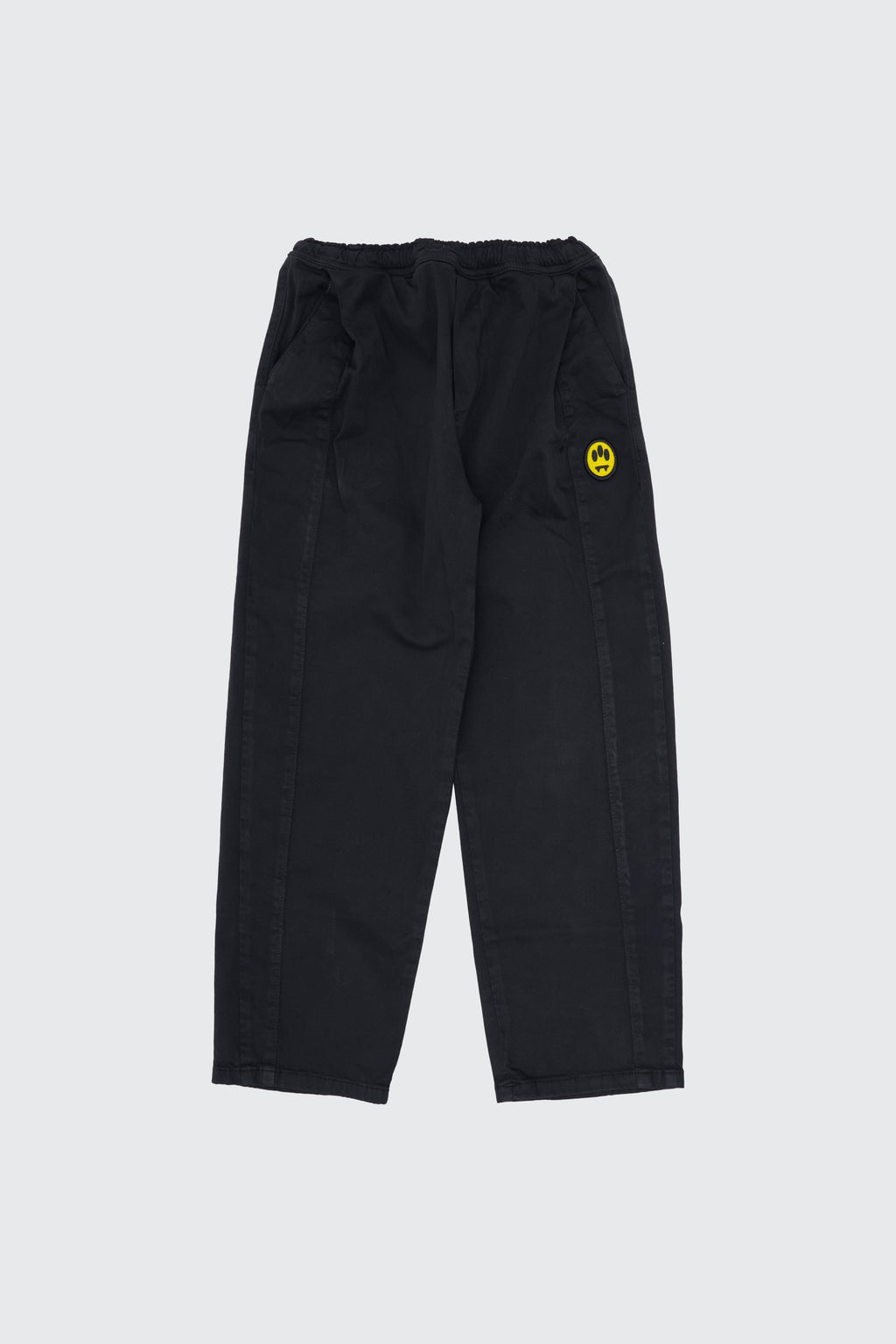 GABARDINE WIDE LEG TROUSERS