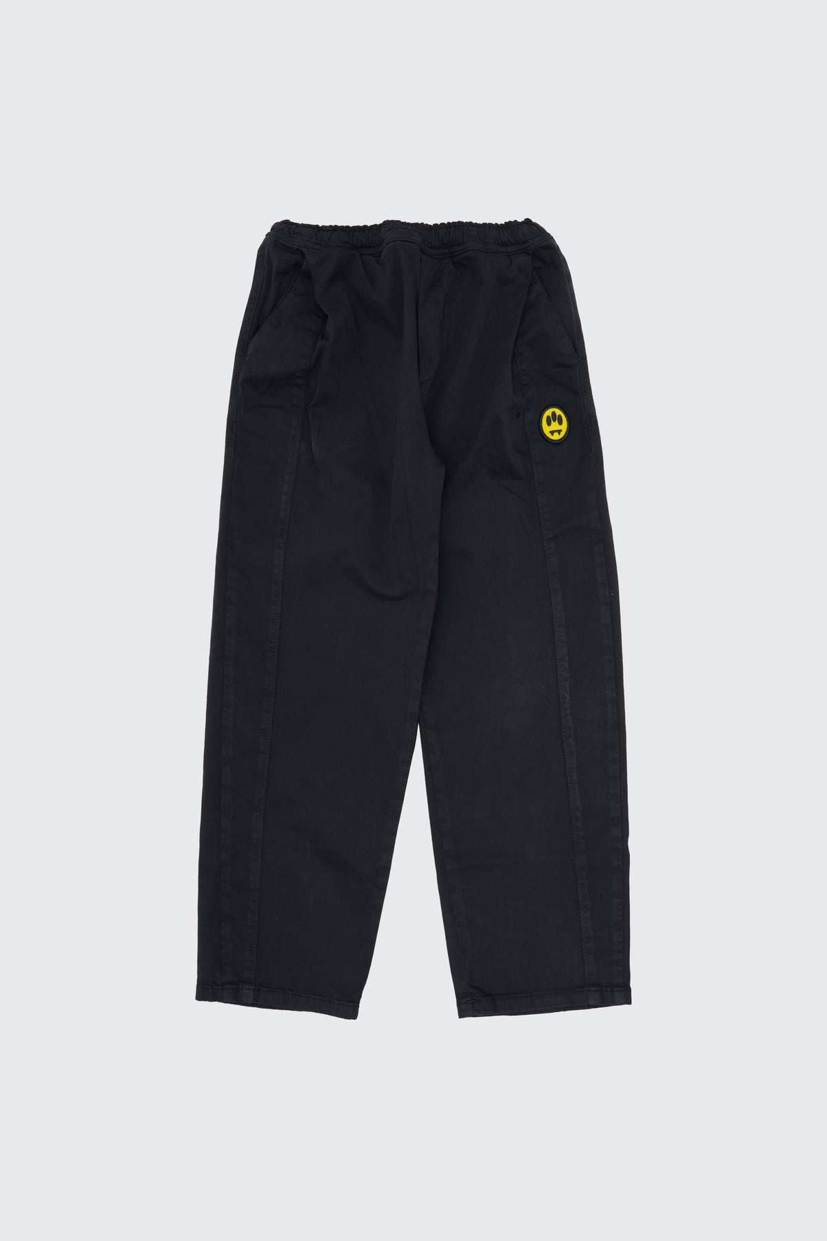 GABARDINE WIDE LEG TROUSERS