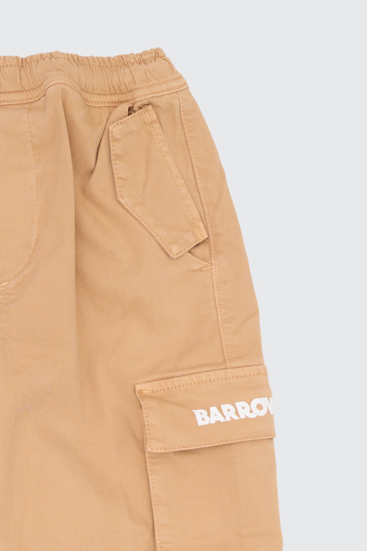 GABARDINE CARGO TROUSERS