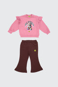 BABY ICONIC TEDDY SWEATER AND LEGGINGS SET