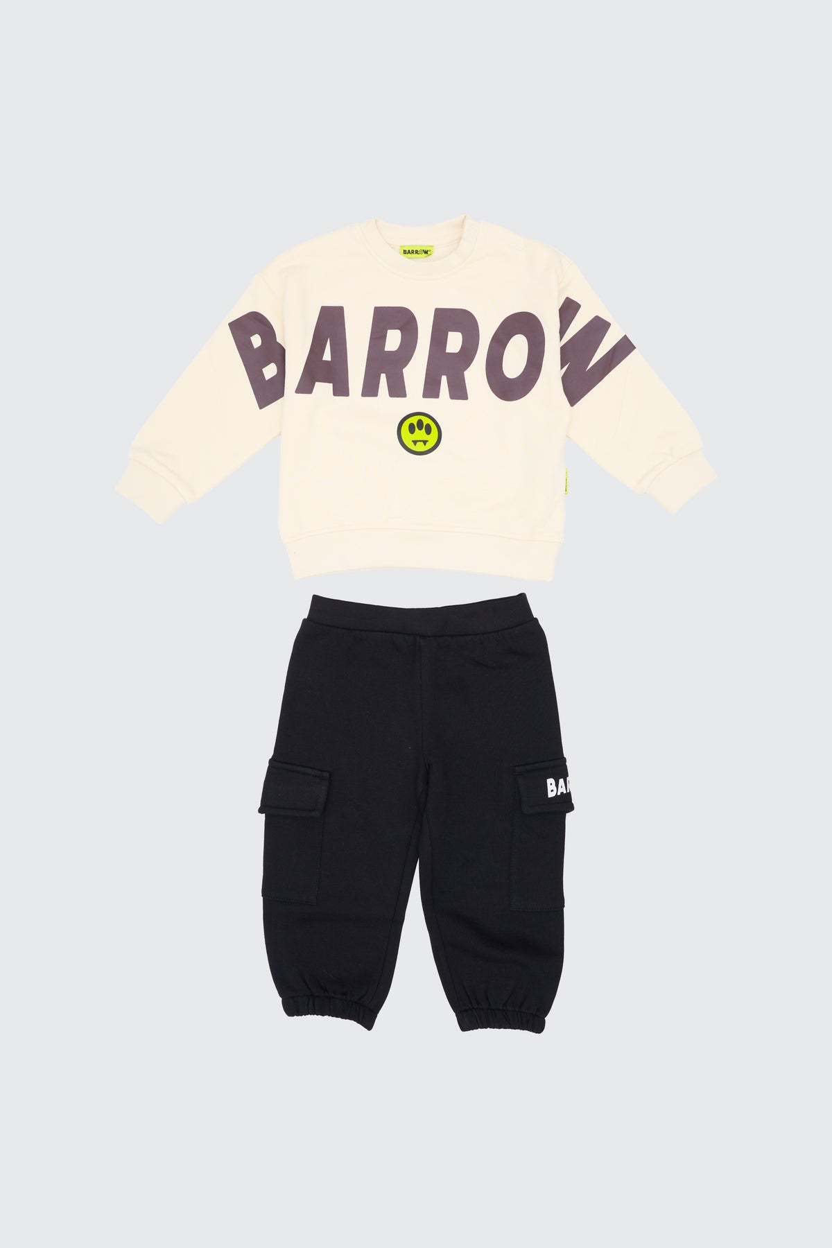 SET BABY MAXI LOGO FELPA E PANTALONI