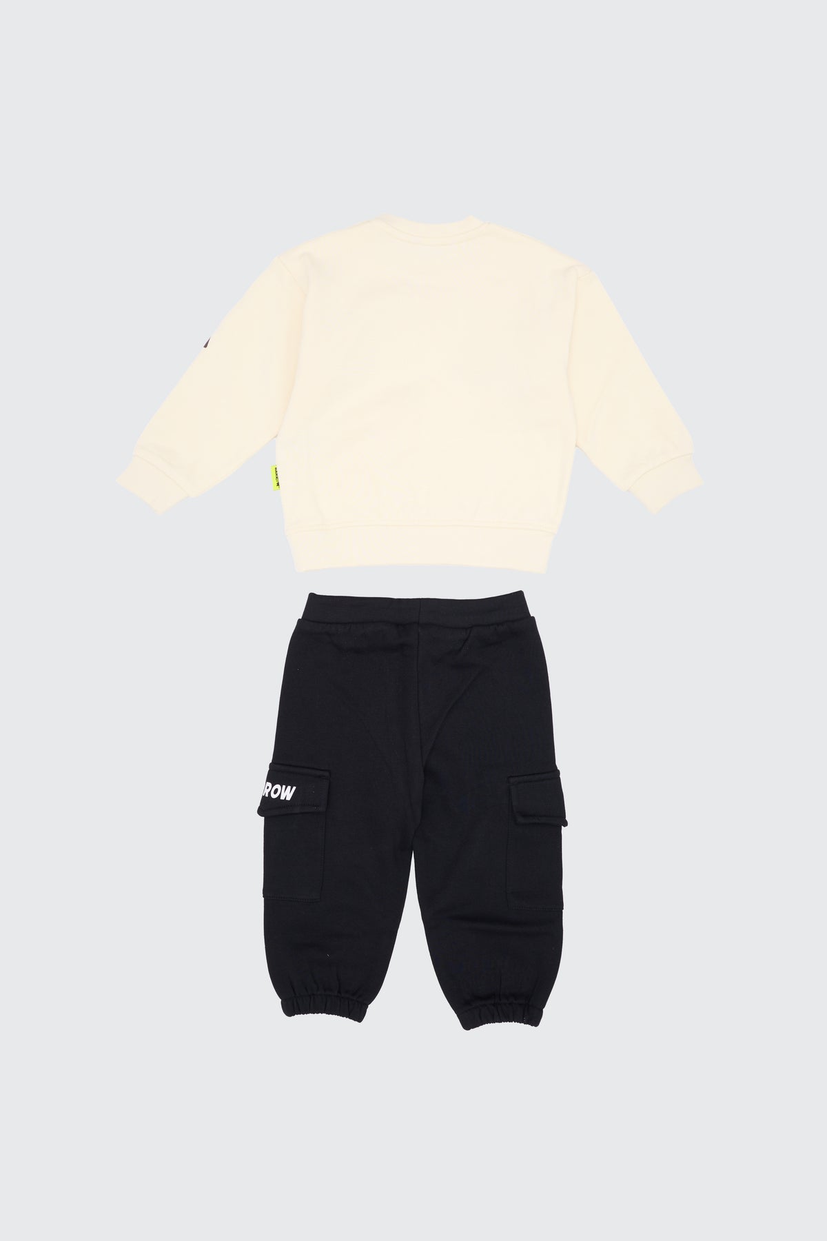 SET BABY MAXI LOGO FELPA E PANTALONI