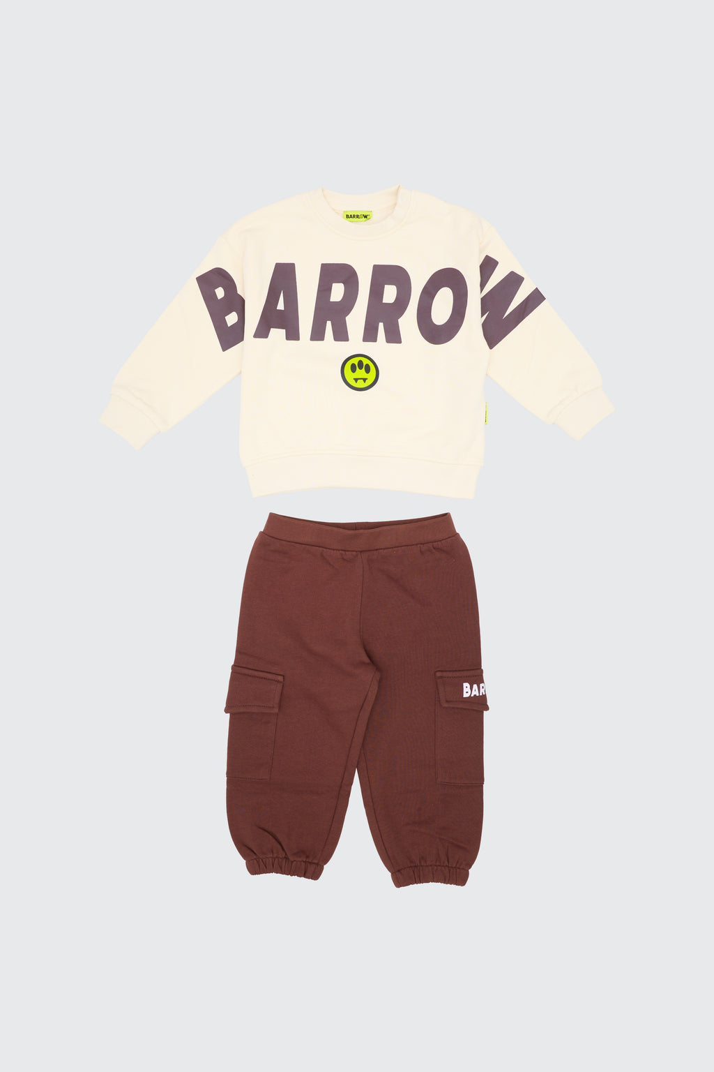 SET BABY MAXI LOGO FELPA E PANTALONI