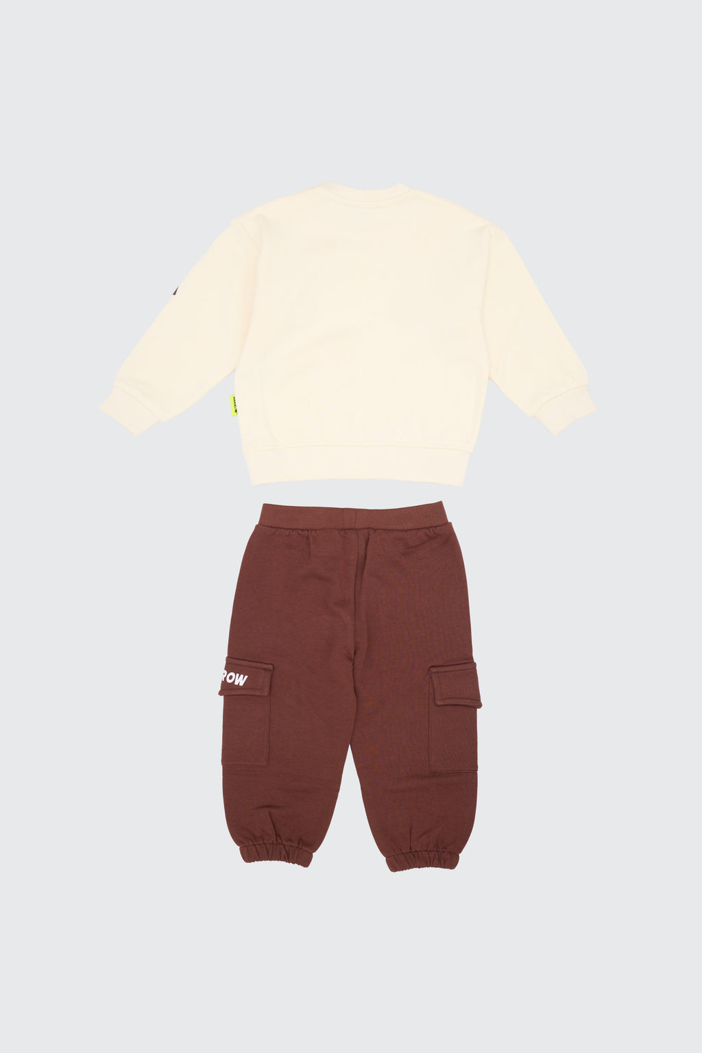 SET BABY MAXI LOGO FELPA E PANTALONI
