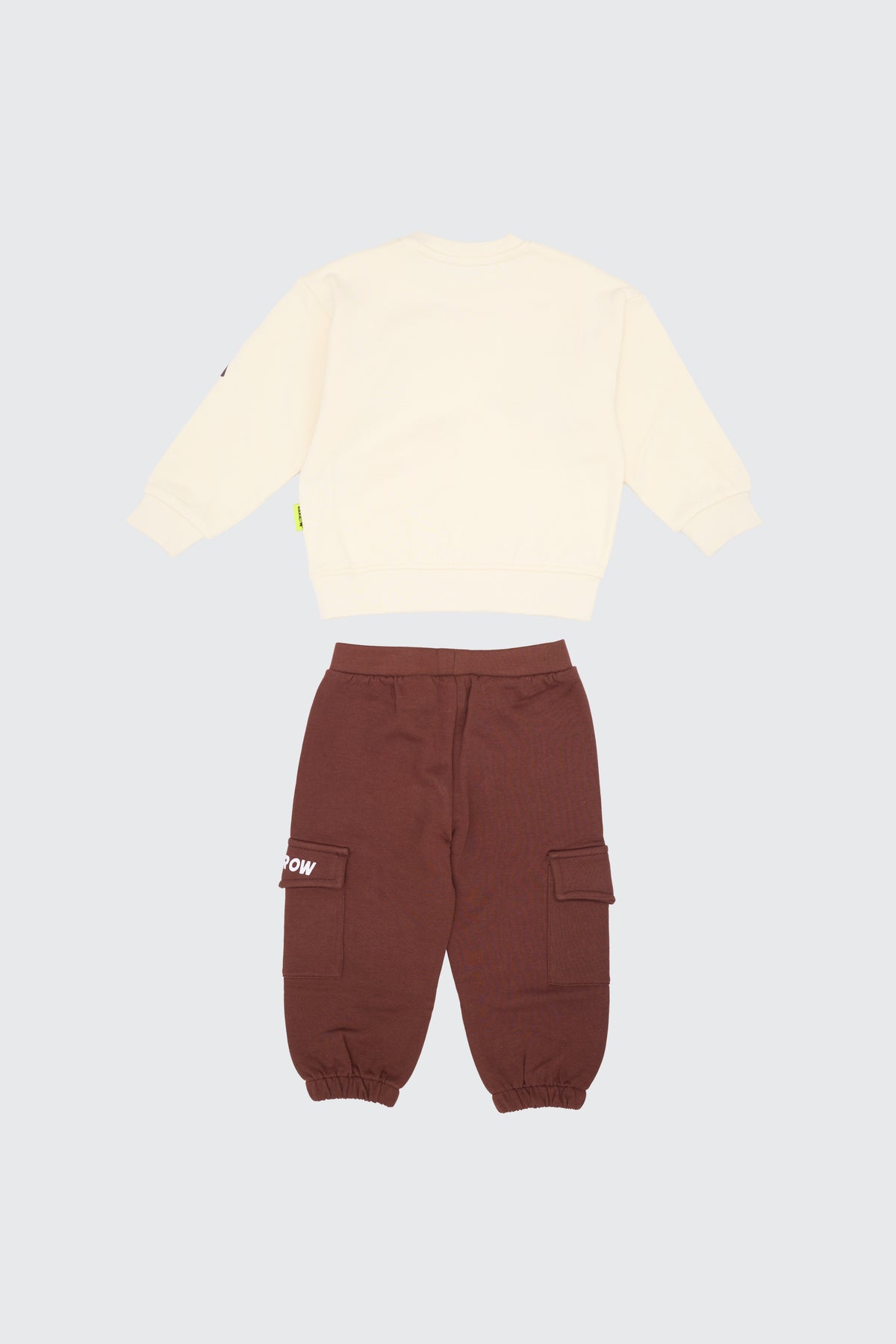 SET BABY MAXI LOGO FELPA E PANTALONI