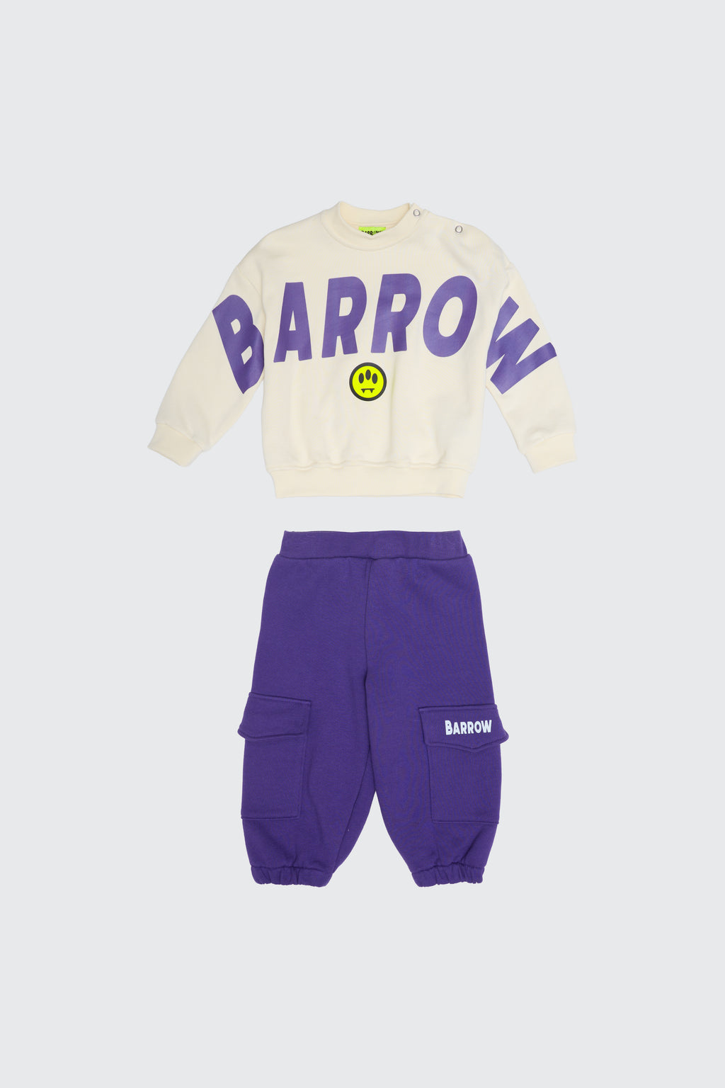 SET BABY MAXI LOGO FELPA E PANTALONI