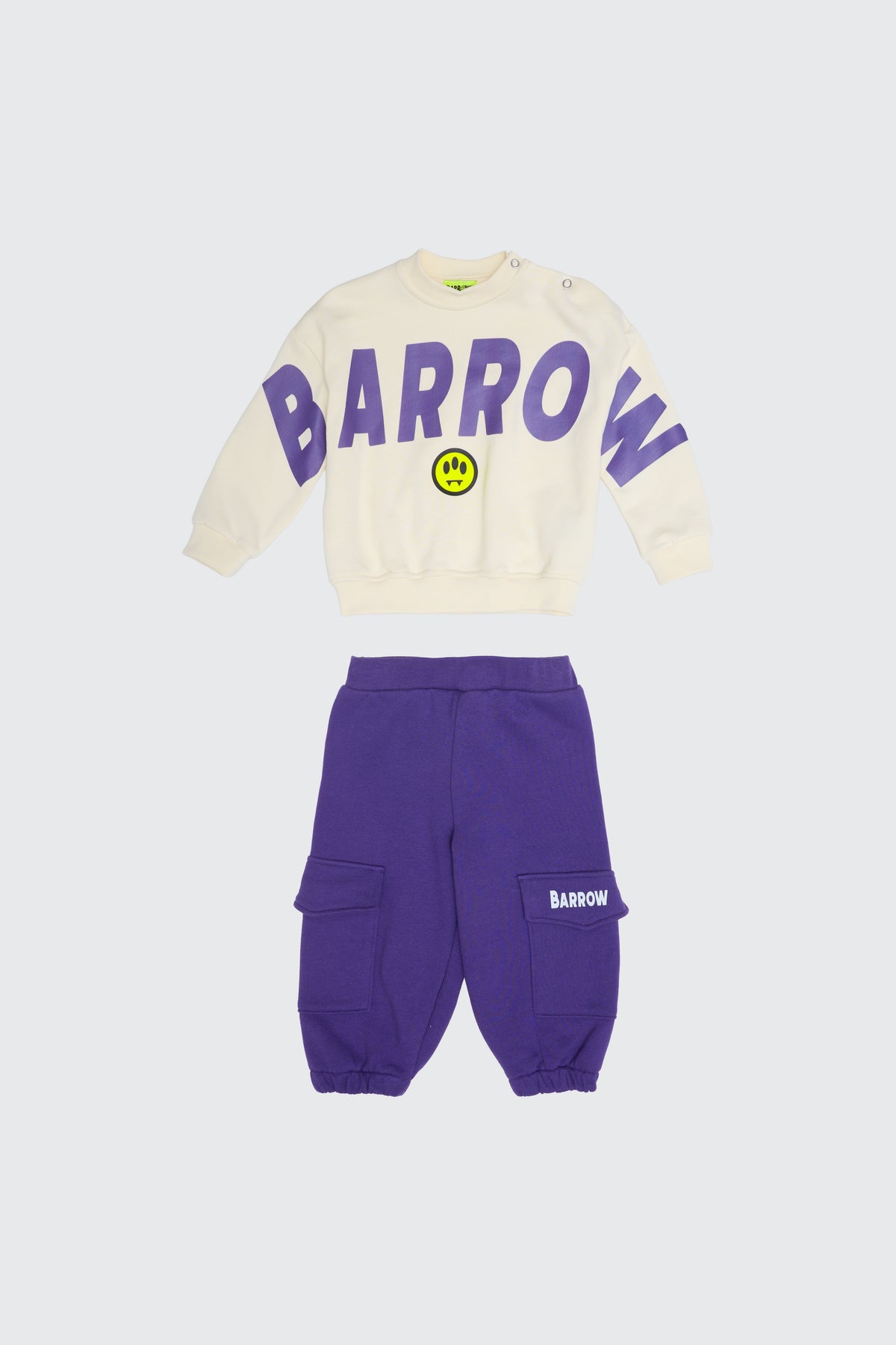 SET BABY MAXI LOGO FELPA E PANTALONI