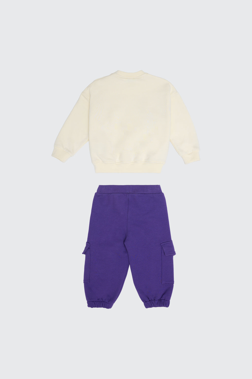 SET BABY MAXI LOGO FELPA E PANTALONI