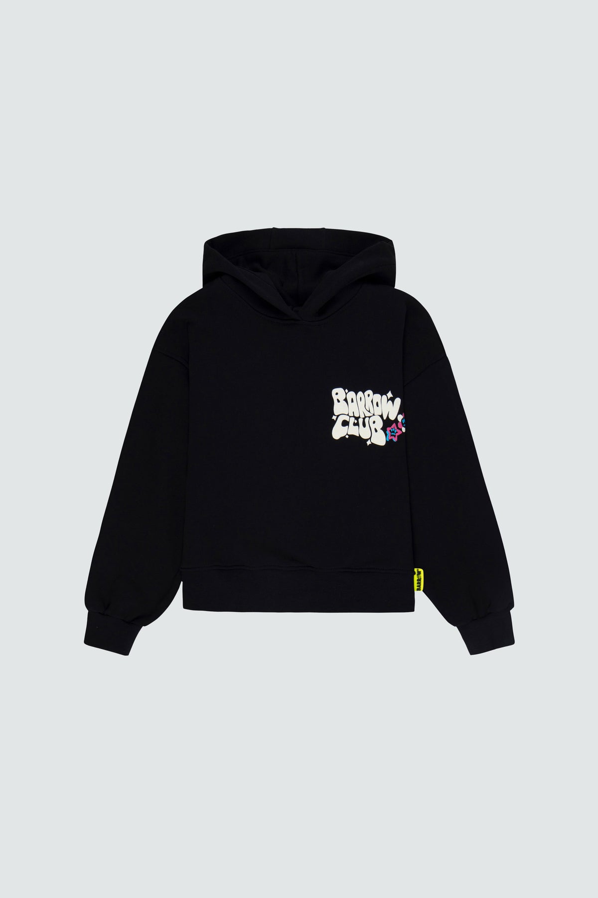 Barrow Kids felpa con cappuccio e logo jewelry