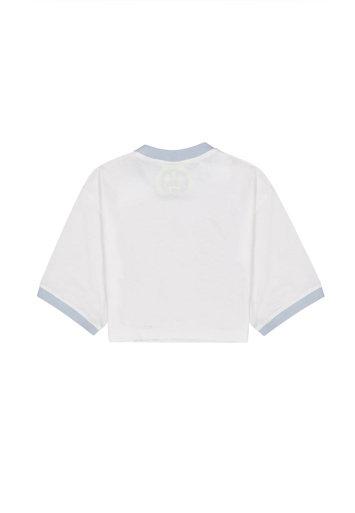 BARROW KIDS CROPPED T-SHIRT LOGO