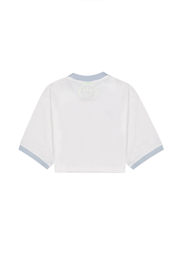 BARROW KIDS CROPPED T-SHIRT LOGO