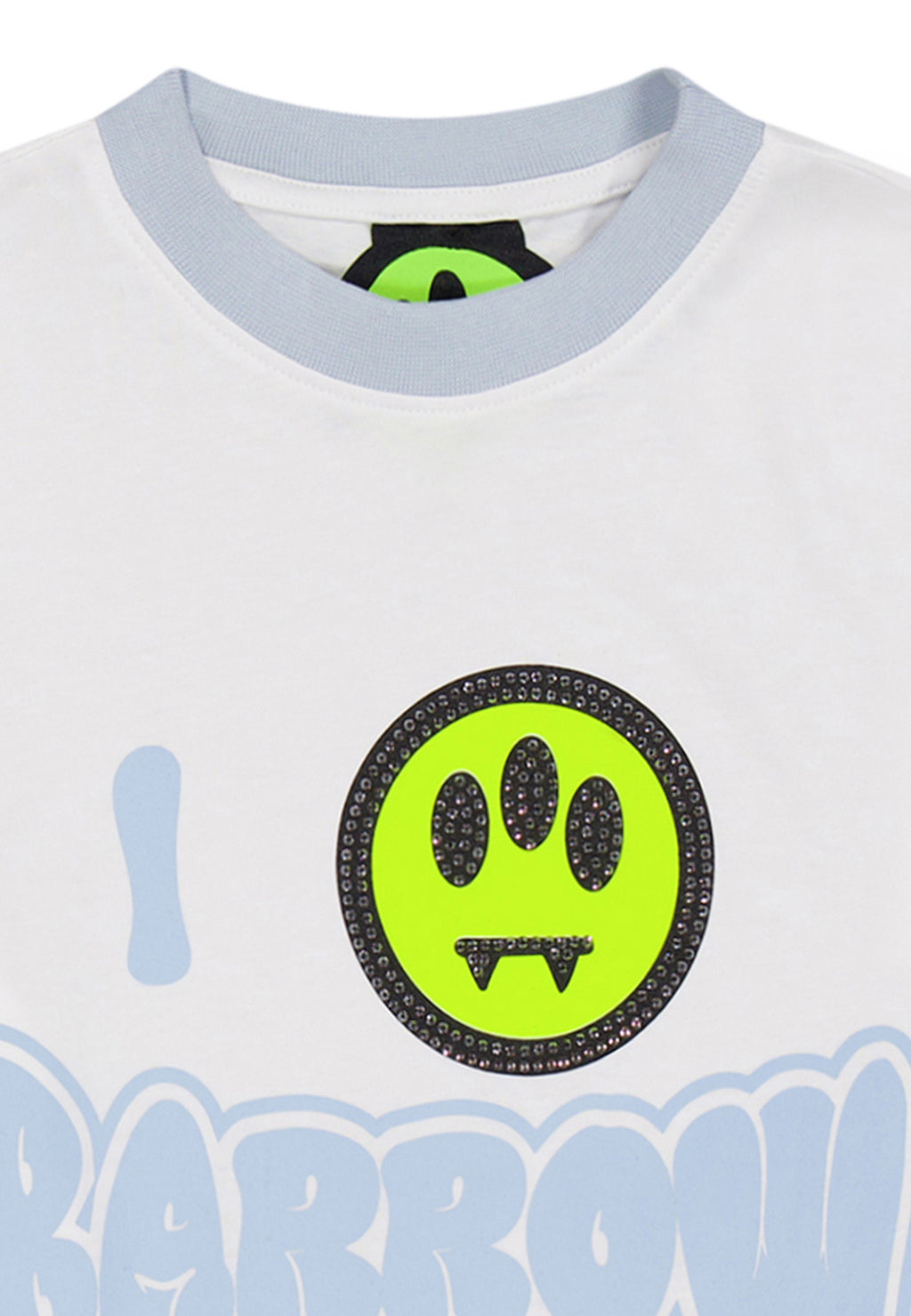 BARROW KIDS T-SHIRT CROPPED CON LOGO