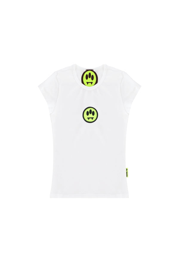 BARROW KIDS T-SHIRT SMILEY MESH