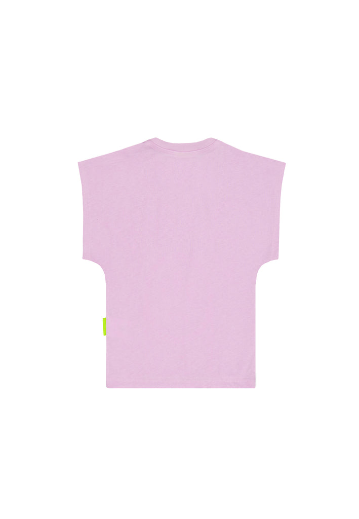 BARROW KIDS CROPPED T-SHIRT SMILEY