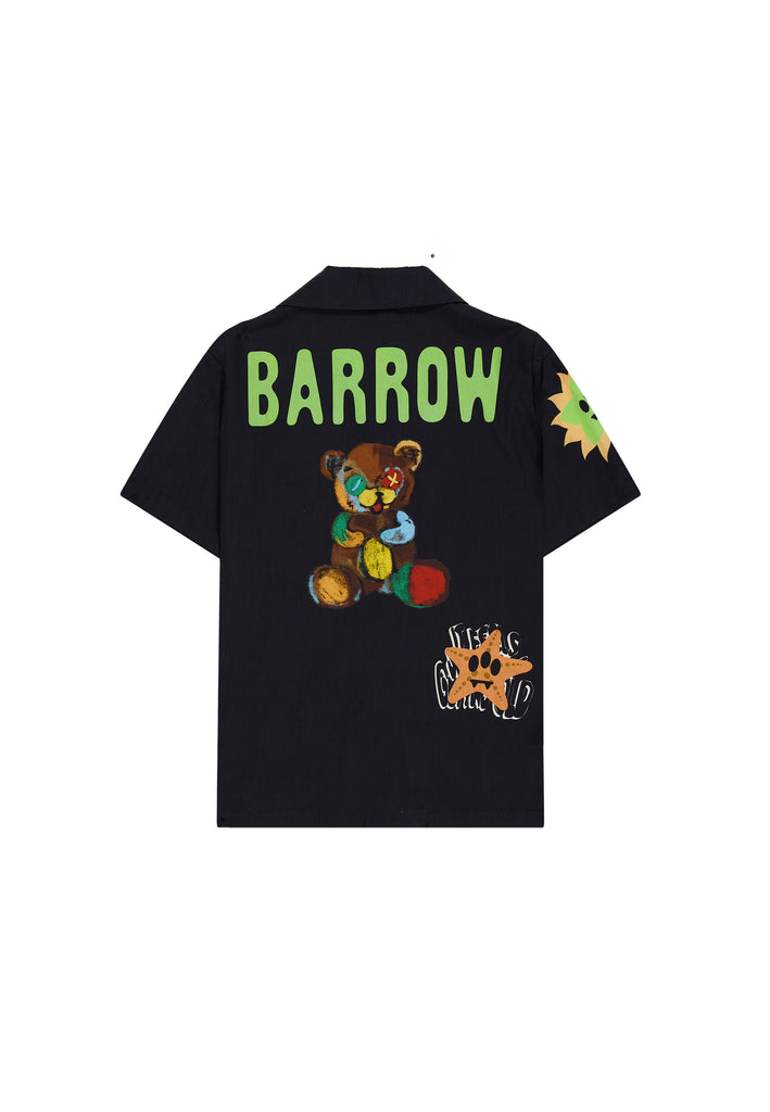 BARROW KIDS CAMICIA IN POPELINE PATCHES