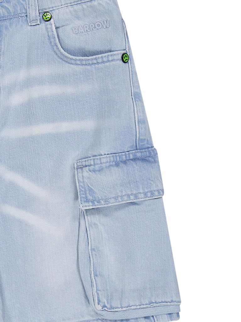 BARROW KIDS BERMUDA DENIM CARGO