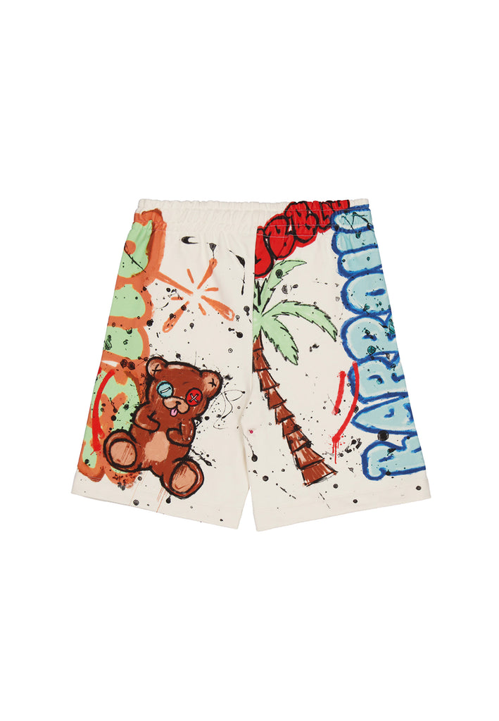 BARROW KIDS SWEATSHORTS GRAFFITI