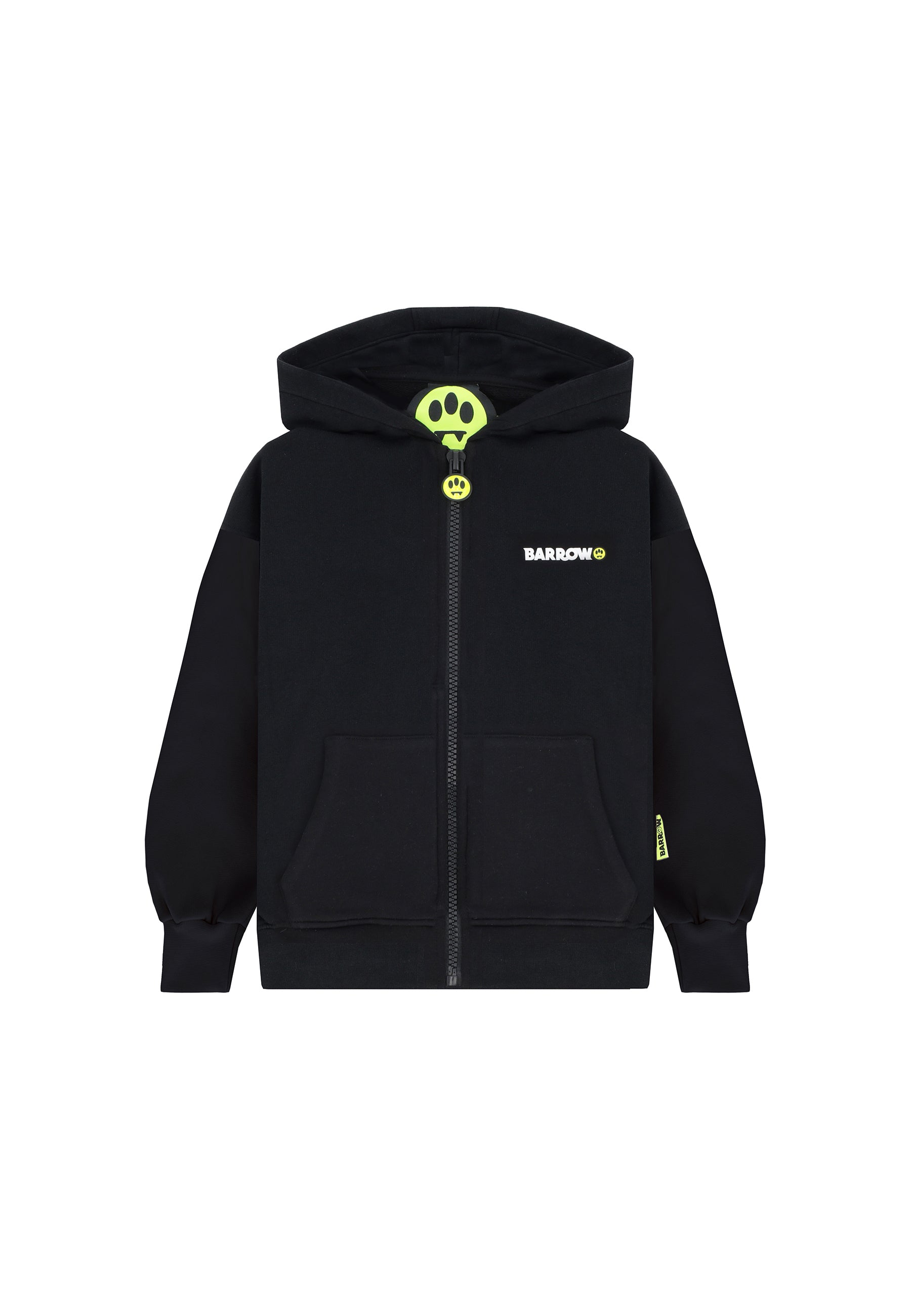 Tuta Con Cappuccio Per Bambini - Unisex, Taglie 7-14 Anni, Nero E Grigio, 50% Cotone 50% Poliestere - Foto 3