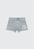 MADE IN BARROWLAND DENIM SHORTS