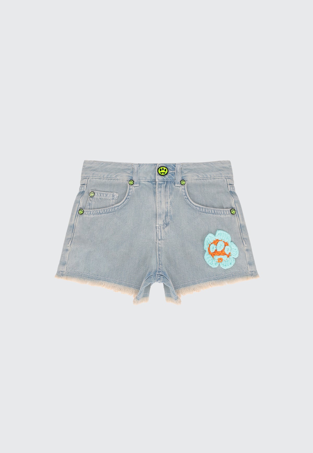 MADE IN BARROWLAND DENIM SHORTS