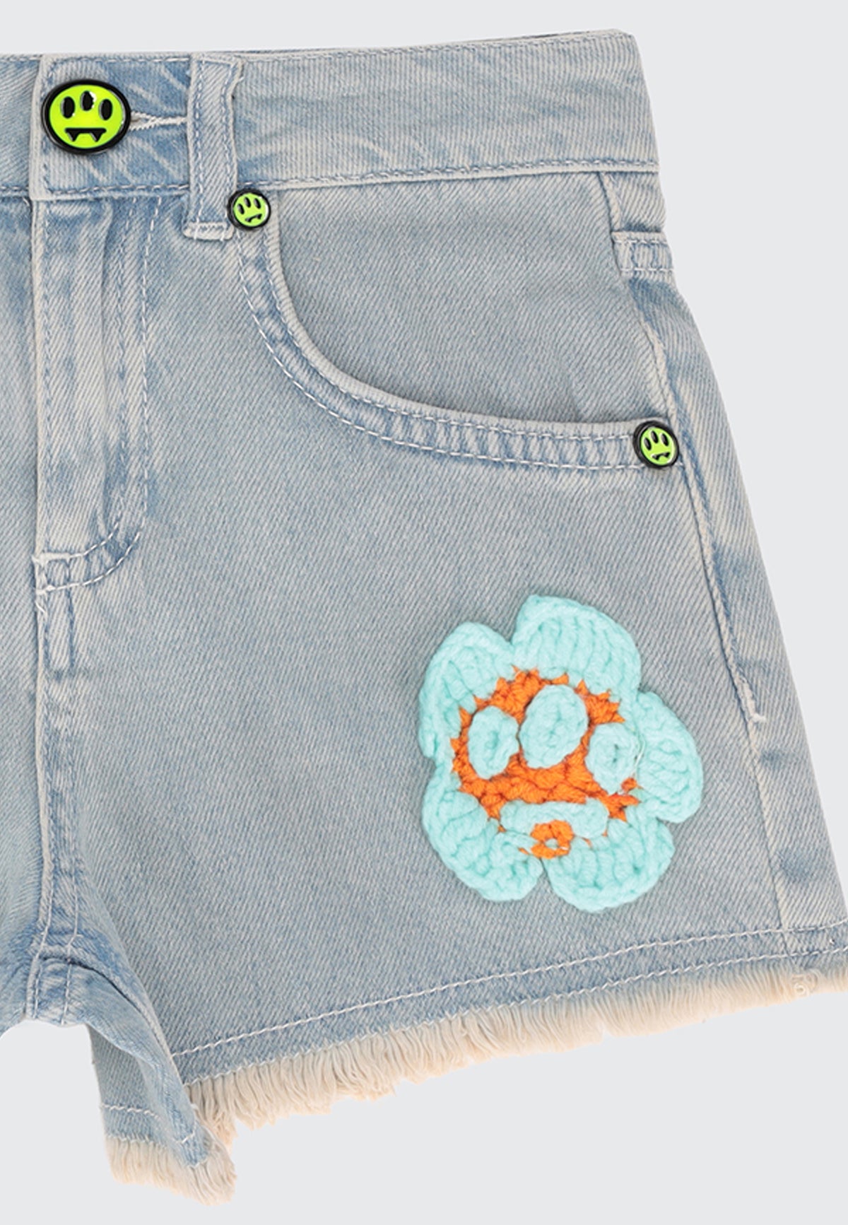 MADE IN BARROWLAND DENIM SHORTS