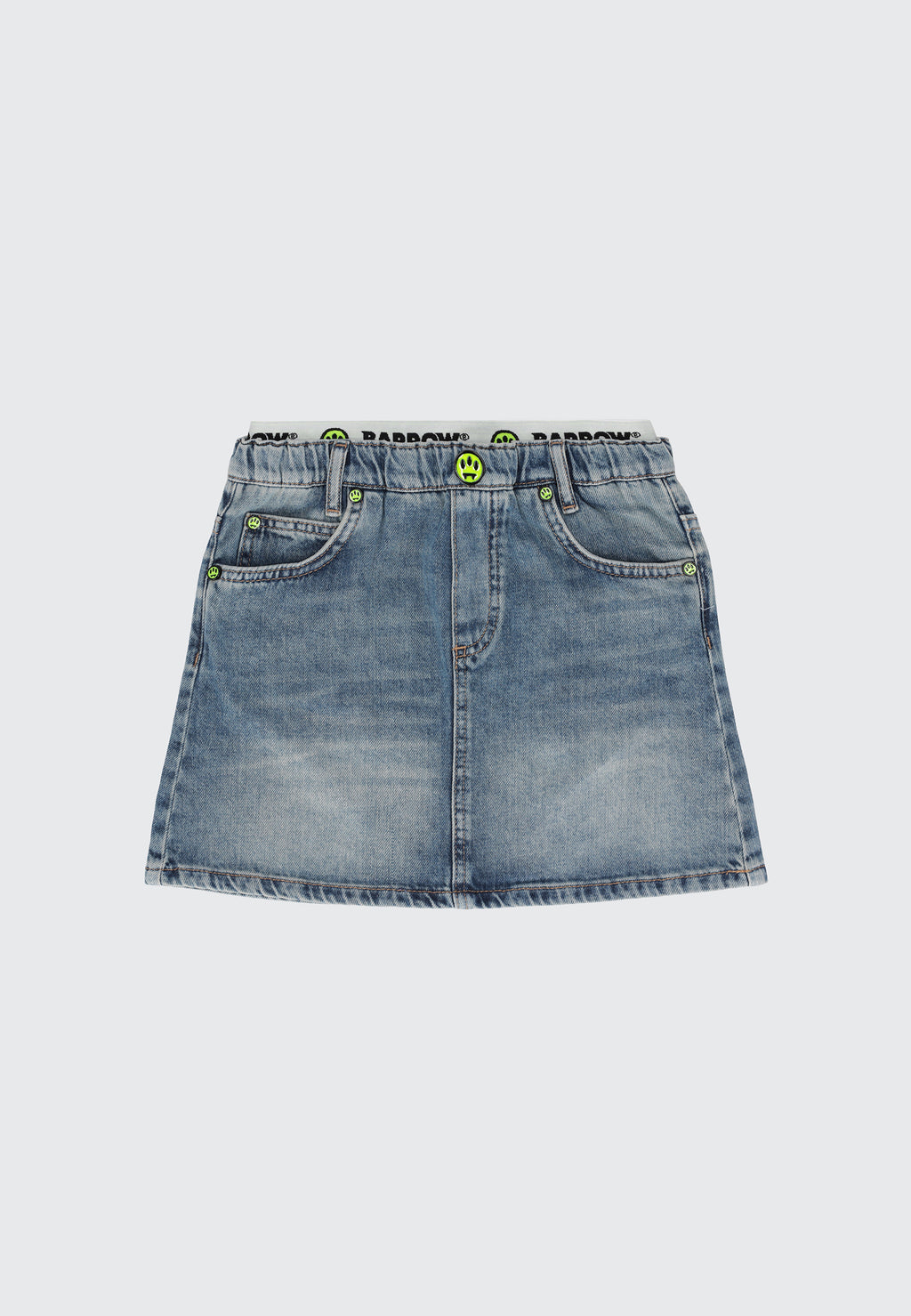 TEDDY MULTICOLOR DENIM SKIRT
