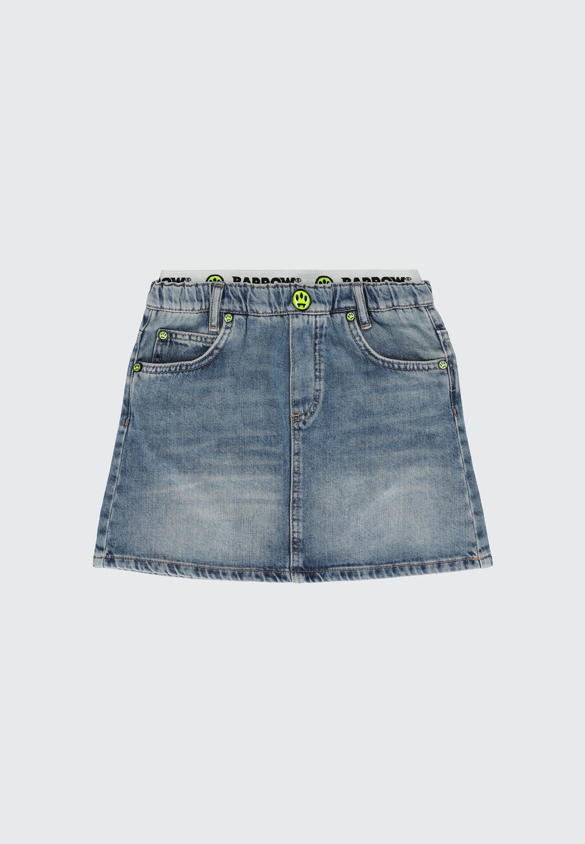 TEDDY MULTICOLOR DENIM SKIRT