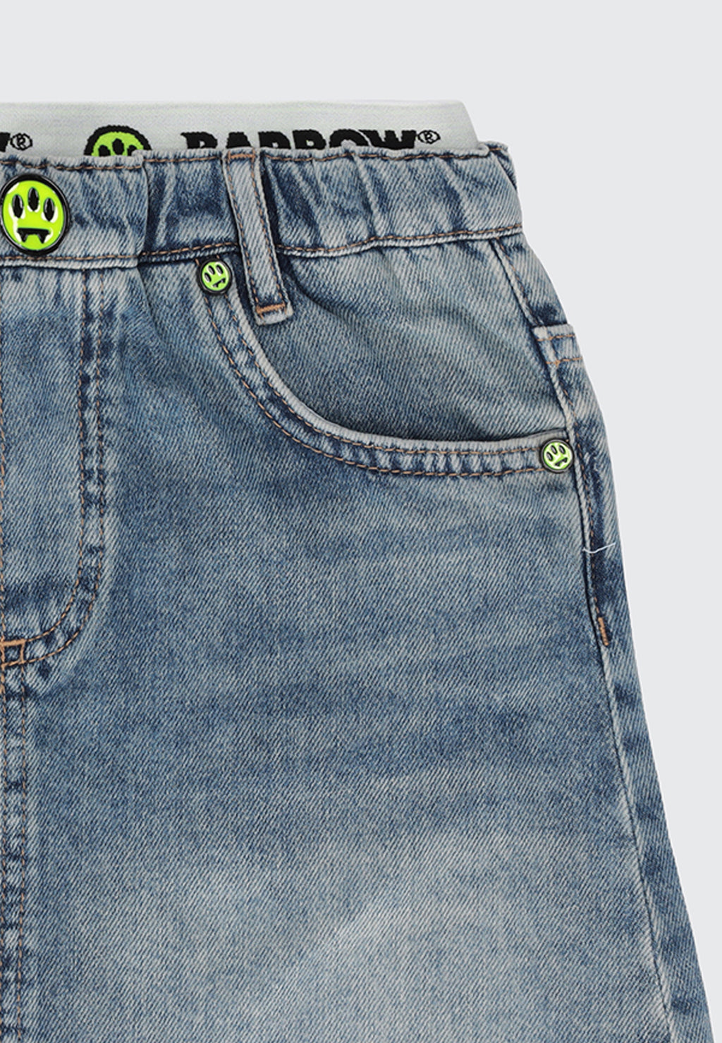 TEDDY MULTICOLOR DENIM SKIRT