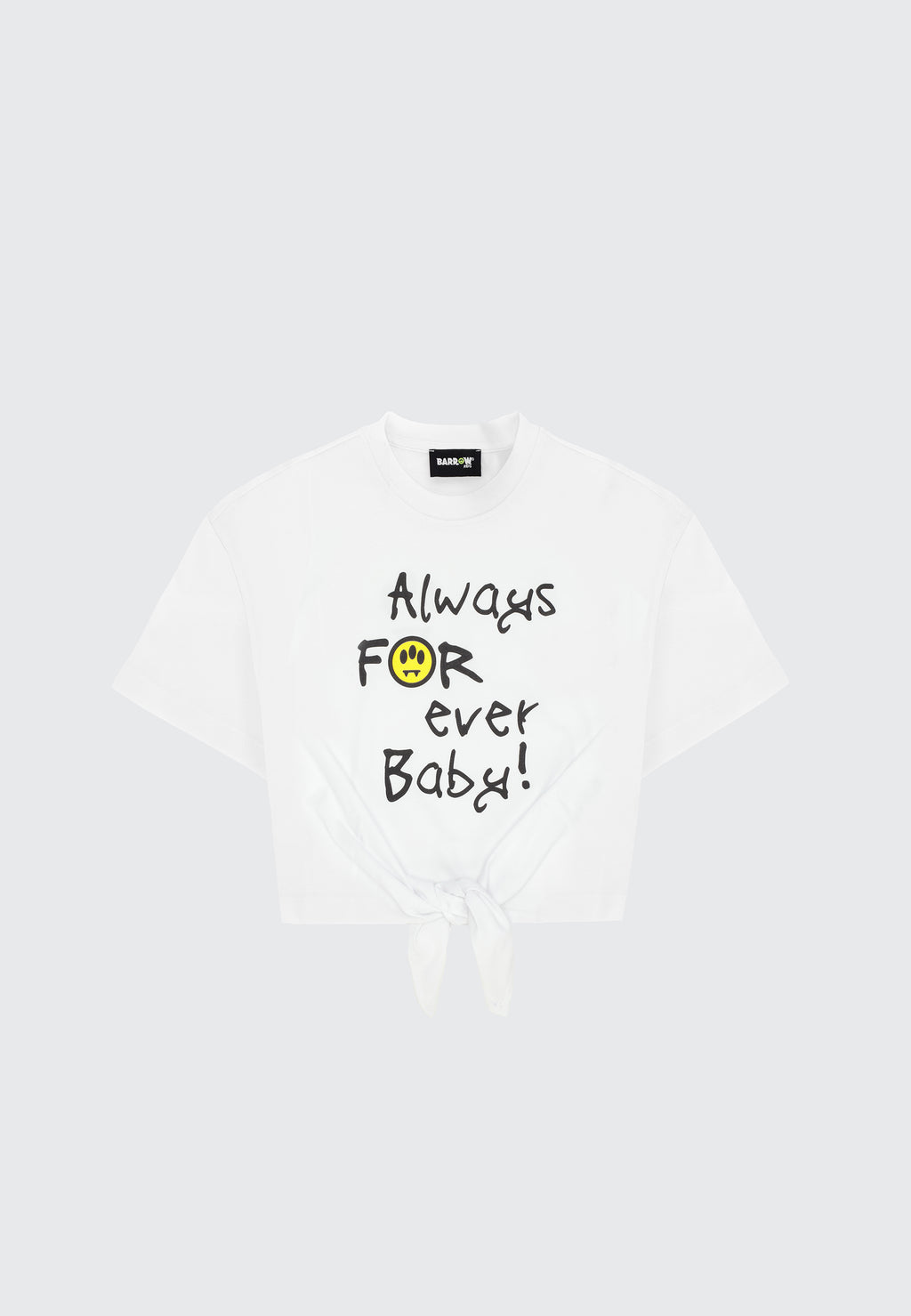 BARROW KIDS CROPPED T-SHIRT TEDDY MULTICOLOR