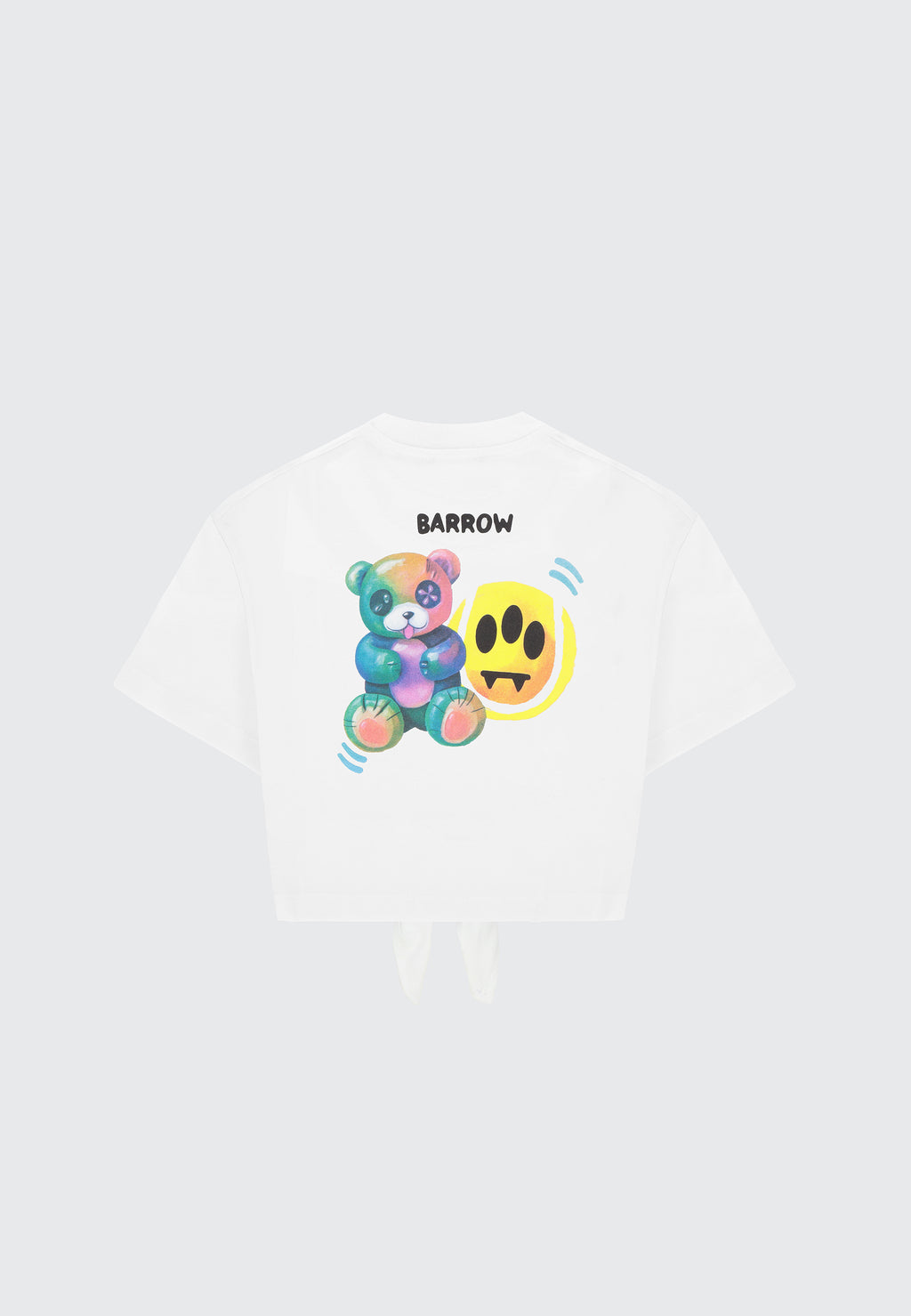 BARROW KIDS CROPPED T-SHIRT TEDDY MULTICOLOR