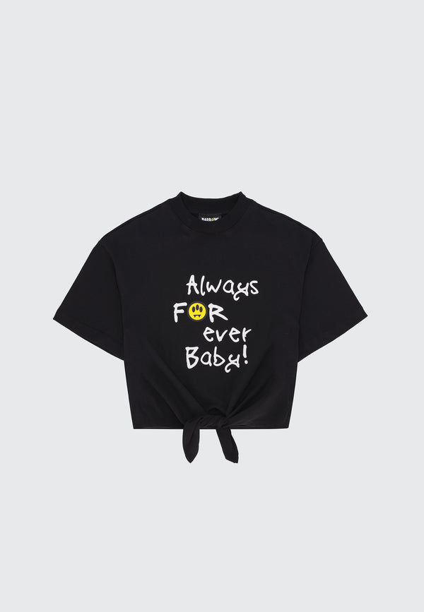 CROPPED T-SHIRT TEDDY MULTICOLOR